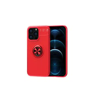 Apple İphone 13 Pro Kılıf Range Yüzüklü Silikon - Kırmızı