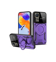 Xiaomi Redmi Note 12 Pro 4g Kılıf Joy Lens Standlı Kapak - Mor