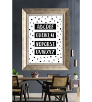 GÜMÜŞ ÇERÇEVELİ PASPARTULU TABLO C384