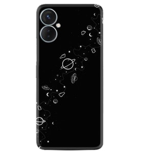 Tecno Spark 9T Kılıf Silikon Desen Özel Seri Planet 1620