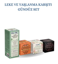 KUATRA Gündüz Bakım Seti Serum ve 3 Krem Yoğun Nem Mineral Koruma