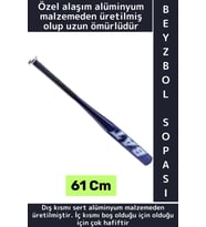 Premium Dekoratif Hediyelik Kırılmaz Sert Alüminyum Alaşım Hassas Kavrama Şık Beyzbol Sopası 61 Cm