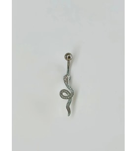 Yılan Detaylı Göbek Piercing - Pg0070