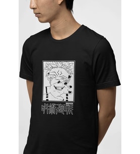 Jujutsu Kaisen Sukuna Hand Tişört  (Siyah)