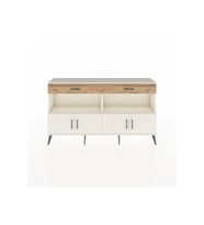 Arges Konsol 2 Raflı 2 Çekmeceli 4 Kapaklı 176x30x99 Aytaşı-Aytaşı/Çam