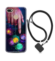 General Mobile GM8 Go GM9 GM20 Pro Plus Kılıf Boyun Askılı Silikon Finger planet 1740