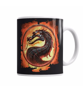 Scorpion Mortal Kombat Kupa Bardak Porselen