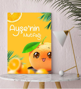 BK Gift Kişiye Özel Mutfak Konseptli Kanvas Tablo 30x50cm-1