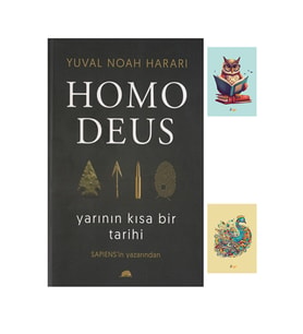 Homo Deus - Yuval Noah Harari - Kolektif Kitap - 9786055029630 - Not Defterli Seti (Renksiz)