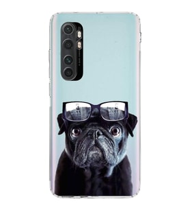 PrintiFy Xiaomi Mi Note 10 Lite ile Uyumlu Köpek 3 Kamera Korumalı Şeffaf Kılıf