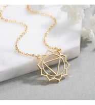 Kişiye Özel 925 Ayar Gümüş Solar Plexus Çakra Kolye