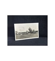 1937 Yılından Kartpostal İsvicre Havayolları Swissair Douglas DC-3 Uçağı Zürih Havalimanı Helvetia