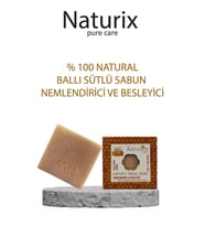 Natural Ballı Sütlü Peeling Etkili Nemlendirici Ve Besleyici Sabun 125 Gr