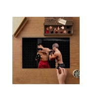 Boks Dövüş Tasarımı 240 parça Ahşap Puzzle Ahşap Kutuda MP00957