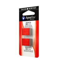 Daler Rowney Aquafine 1/2 Tablet Suluboya 2'li Set VERMILION HUE/CAD RED HUE 