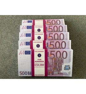 YENİ 500 ADET 500 EURO GEÇERSİZ EĞLENCE OYUN ŞAKA  DÜĞÜN PARASI