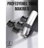 4 Taraklı Taşınabilir Profesyonel Saç Sakal Kesme Tıraş Makinesi
