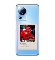 Xiaomi Mi 13 Lite Uyumlu Charles Leclerc Desenli Şeffaf Telefon Kılıfı