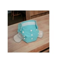 Cırt Cırtlı Yıkanabilir Bebek Bezi Mavi(8kg-18kg)+ 1 adet 8 katlı Emici Ped (Çok Renkli)