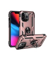 Apple iPhone 13 Pro Max Uyumlu Kılıf Zore Vega Kapak (Rose Gold Altın)