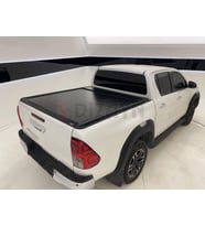 Toyota Hilux Uyumlu 8 Afrika Makyajlı S-Back Sürgülü Kapak Siyah V1 2020 Üzeri Parça (Karışık)