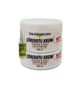 Çörek Otu Ağrı Kremi 200 ml 2 Adet White Box Ağrı Kesici + 30 ml Çörek Otu Ağrı Dindirici Yağ