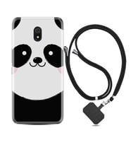Xiaomi Redmi 8A 8 Pro 9C 9T 10C 11T Pro Kılıf Boyun Askılı Silikon Sevimli Panda 1794