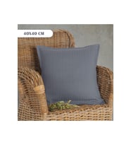 Örgü Desenli Pike Yastık Kılıfı 40x40 ( 1 Adet )