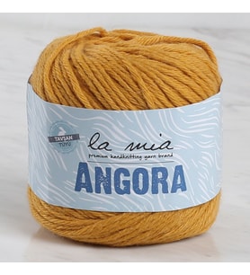 La Mia Angora Hardal El Örgü İpi - L123 - 34216
