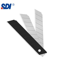 SDI 1404 Çelik Maket Bıçağı Falçata Ucu Yedeği 18mm 60 Derece Büyük 10'lu
