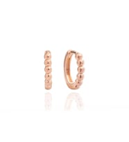 Top Sıralı Halka Küpe Rose