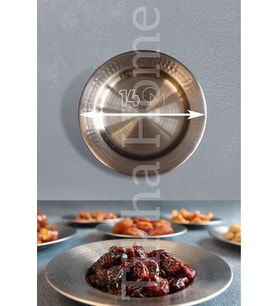 Paslanmaz Çelik Dövme Desenli Çerezlik 6'lı Set 14cm, şık ve kullanışlı