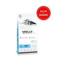 Molly Kitten Düşük Tahıllı Tavuklu Yavru Kedi Maması 1 Kg AÇIK
