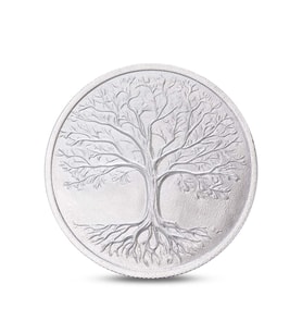 AgaKulche Hayat Ağacı Gümüş Sikke Coin
