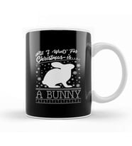 All I Want For Christmas Is A Bunny Knit Pattern Kupa Bardak Porselen