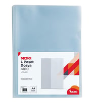 Noki 4810-110 L Poşet Dosya Şeffaf 100'lü