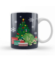 Spike Around The Christmas Tree Land Before Time Kupa Bardak Porselen