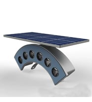 Güneş Enerjili Su Geçirmez Dış Mekan Ağaç Spotu 6 Ledli Solar Bahçe Dekoru Sütun Aydınlatma (Doğal Beyaz)