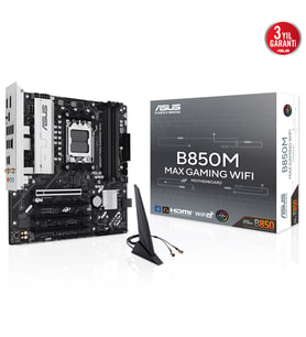 ASUS B850 MAX GAMING WIFI6E DDR5 HDMI-DP PCIE 5.0 AM5 ATX