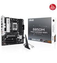 ASUS B850 MAX GAMING WIFI6E DDR5 HDMI-DP PCIE 5.0 AM5 ATX