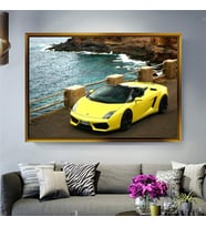 Altın Çerçeveli dekoratif tablo l980 (Gold)