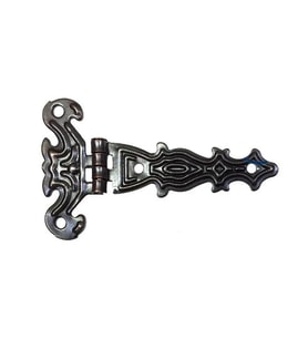 Dekoratif, Sac Tek Kuyruklu Menteşe - 40x68 Mm, Küçük, Eskitme, 1 Adet