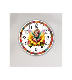 bilge Tasarım Çocuk Odası Duvar Saati 30 x 30 CM (Karışık)