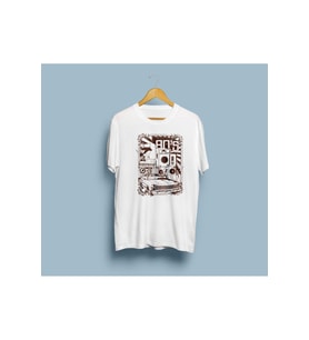 Oversize Nostalji tasarım unisex T-shirt