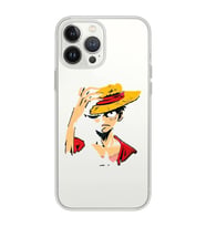 Iphone 12 PRO Uyumlu One Piece Luffy Tasarımlı Şeffaf Telefon Kılıfı
