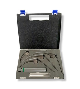 Archer Fiberoptik Flexi Tip (Zor Entübasyon) Macintosh Laringaskop Seti 1-2-3-4