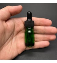 5Ml Yeşil Cam Damlalıklı Şişe , Siyah Plastik Kapak , 5 Cc Yeşil Cam Damlalıklı Şişe x 6 Adet
