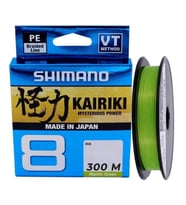 Shimano Kairiki Yeni Seri 8x Mantis Green 300m İp Misina (MADE IN JAPAN) 0,06 mm (Karışık)