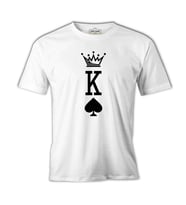 K - The King Beyaz Erkek Tshirt