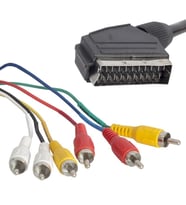Scart 6 Rca Stereo Standart 1,5 Metre Kablo